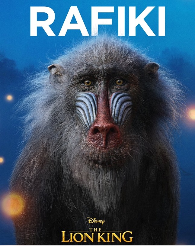 Il re leone film Disney 2019 - personaggi Rafiki