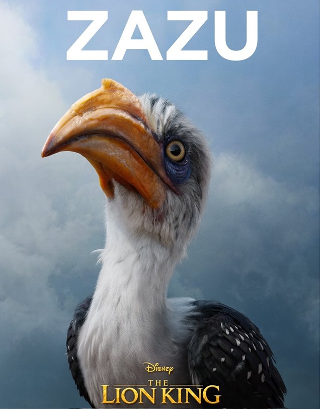 Il re leone film Disney 2019 - personaggi Zazu