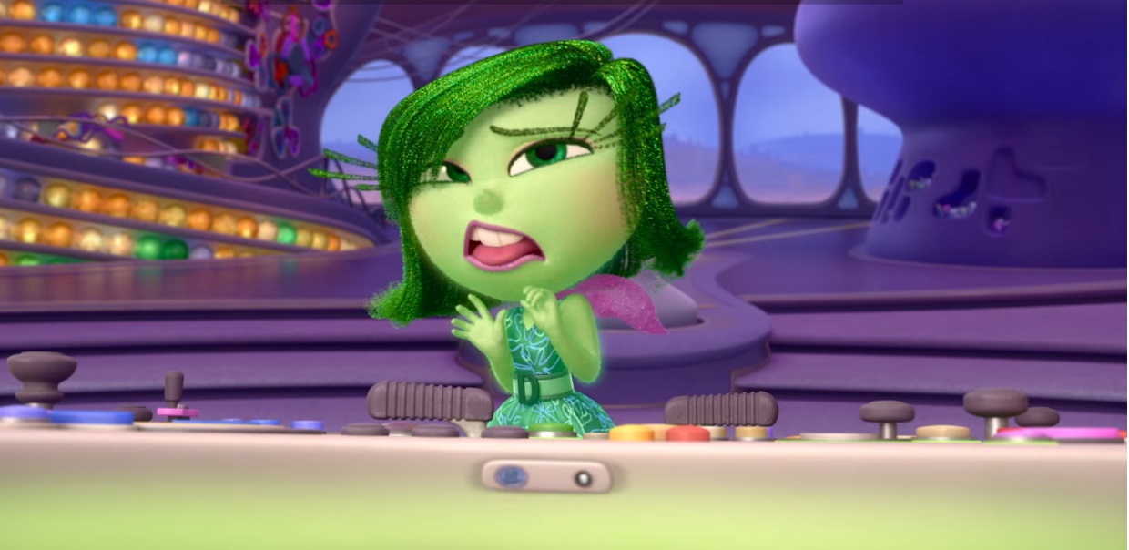 Inside out - Personaggi - Disgusto - Film Disney Pixar - Film di animazione - emozioni