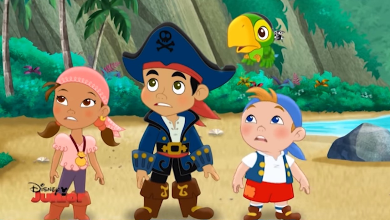 Jake e i pirati dellisola che non c cartone animato Jake Izzy Cuddy Skully