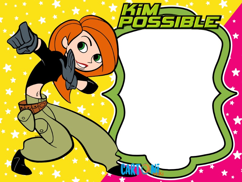 Kim Possible party invitation maker online