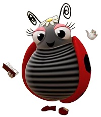 La casa delle api personaggi Miss Ladybird maestra scuola cartoni animati Rai Yoyo