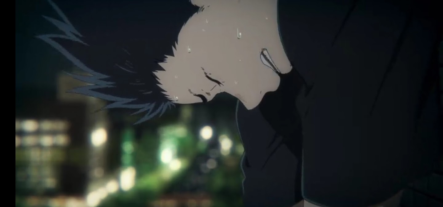 Ishida cerca di salvare Shoko che si è gettata dalla finestra - La forma della voce Dvd anime cartoni animati film di animazione 2016 - A silent voice 
