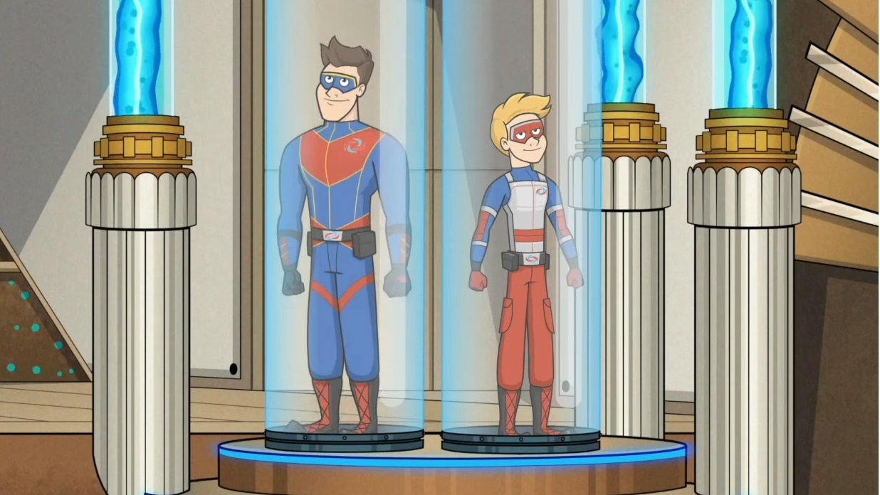 Le avventure di Kid Danger cartone animato - persoanggi - trama - episodi - sigla - immagini - Capitan Man e Henry Danger