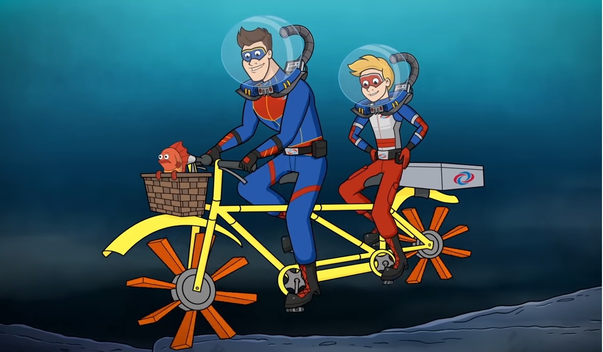 Le avventure di Kid Danger cartone animato - persoanggi - trama - episodi - sigla - immagini - Capitan Man e Henry Danger