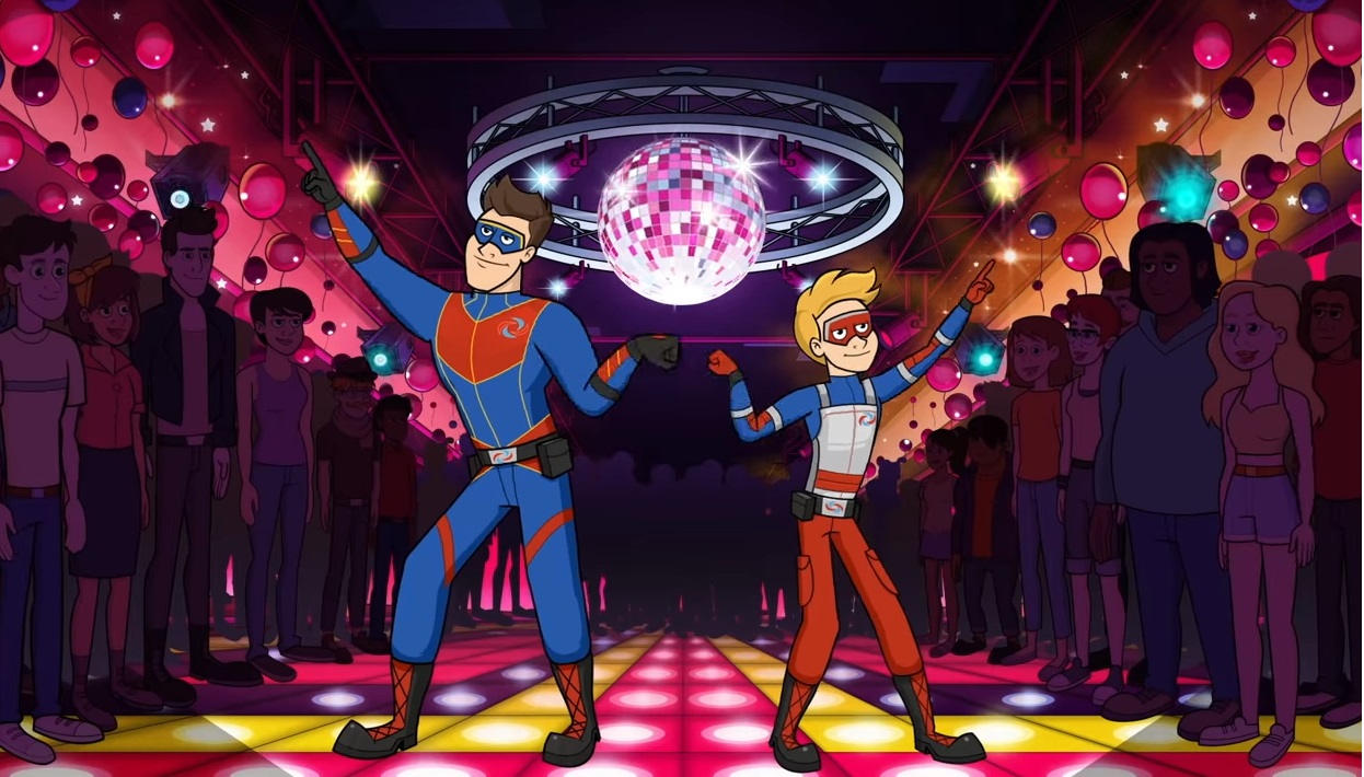 Le avventure di Kid Danger cartone animato - persoanggi - trama - episodi - sigla - immagini - Capitan Man e Henry Danger