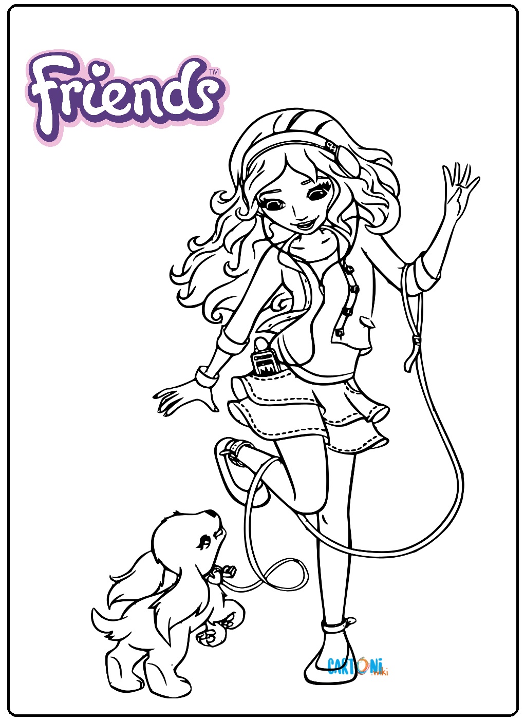 Lego Friends coloring pages