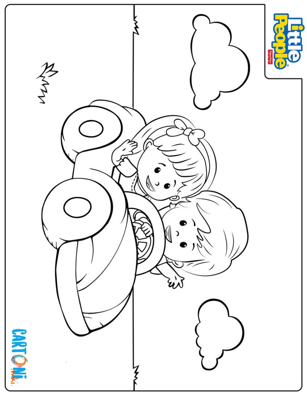 Little People coloring pages