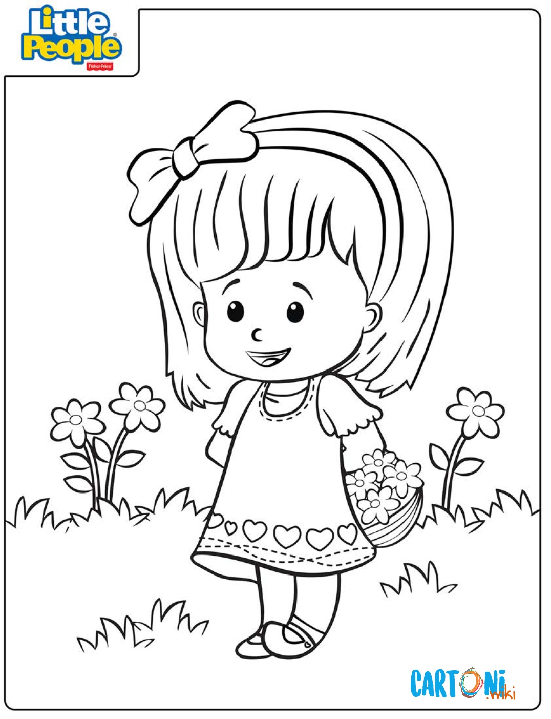 Disegni da stampare per bambini Little People