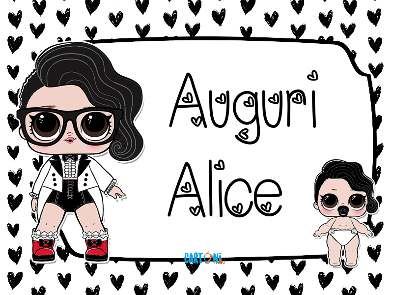 Lol surprise Black Tie Auguri Alice