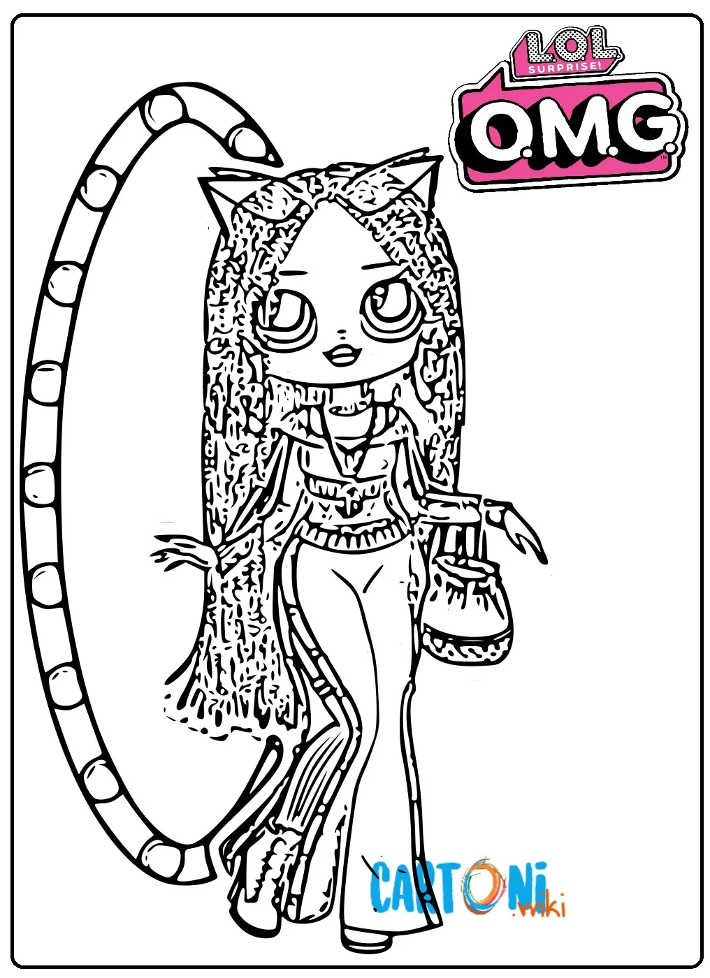 Swag Lol Surprise omg coloring pages