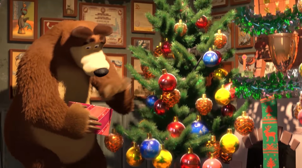 Canzoni Del Natale.Masha E Orso La Magia Del Natale Cartoni Animati