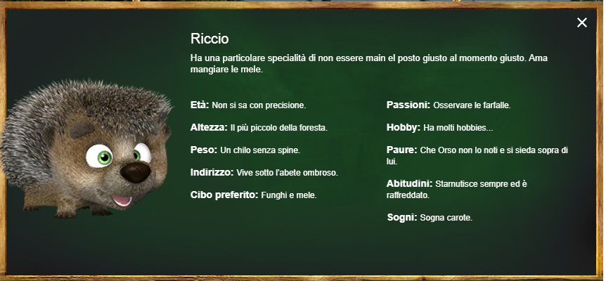 Riccio - Masha e Orso - personaggi 