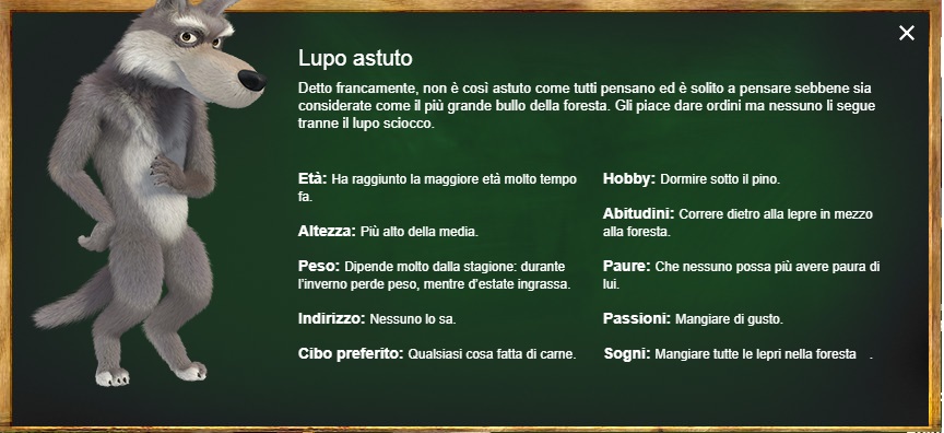 Lupo astuto - Masha e Orso - personaggi 