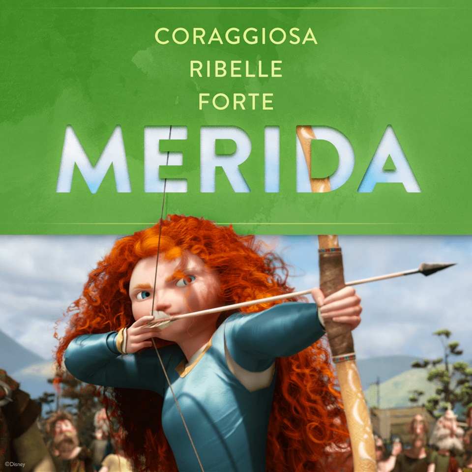 Merida la principessa Disney dal cuore impavido