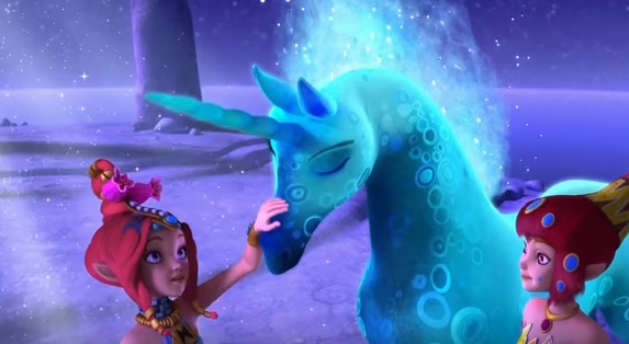 mia and me 3 -mia and me personaggi Kuki -mia and me immagini -mia and me cartone - unicorno della luna