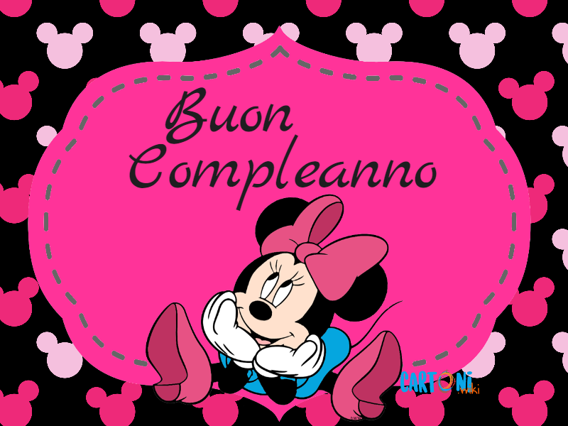 Buon compleanno da Minnie