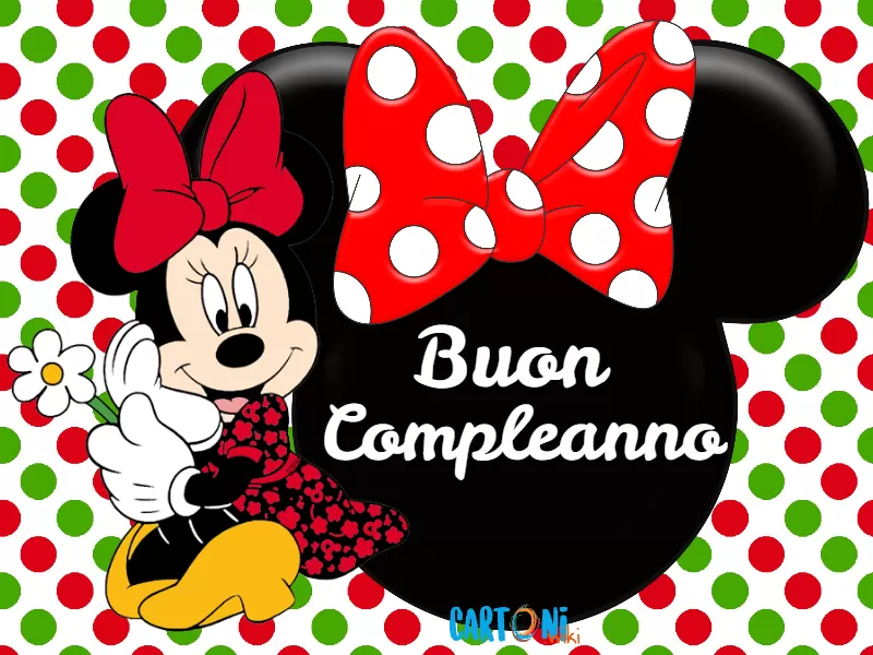 Buon compleanno insieme a Minnie