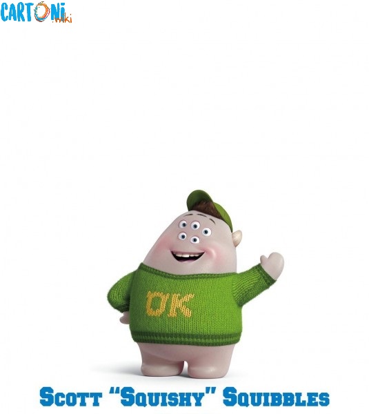 Monsters University personaggi Scoot Squishy Squibbles film disney pixar mostri monsters university characters