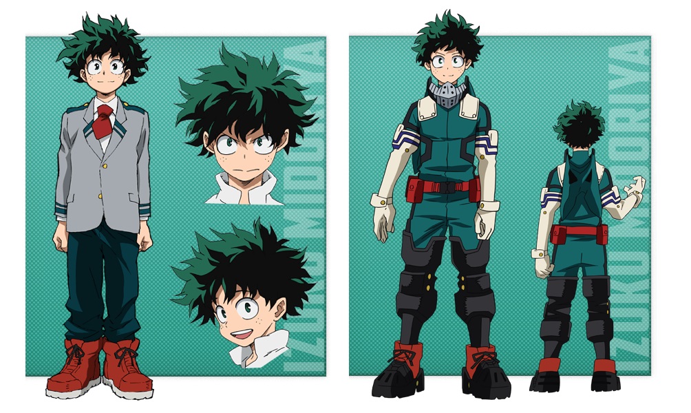 My Hero Academia personaggi - Izuku Midoriya - Anime - Italia 2 - Costume -...