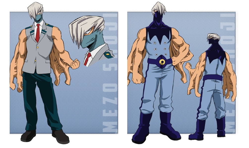 My Hero Academia personaggi - Mezo Shoji - Anime - Italia 2 - Costume - Quirk - Hero - personaggio - characters