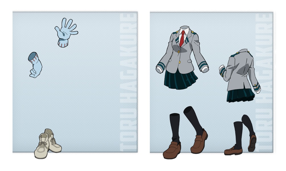 My Hero Academia personaggi - Toru Hagakure - Anime - Italia 2 - Costume - Quirk - Hero - personaggio - characters