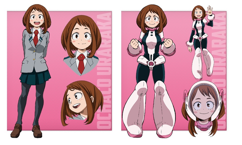 My Hero Academia personaggi - Ochaco Uraraka - Anime - Italia 2 - Costume - Quirk - Hero - personaggio - characters