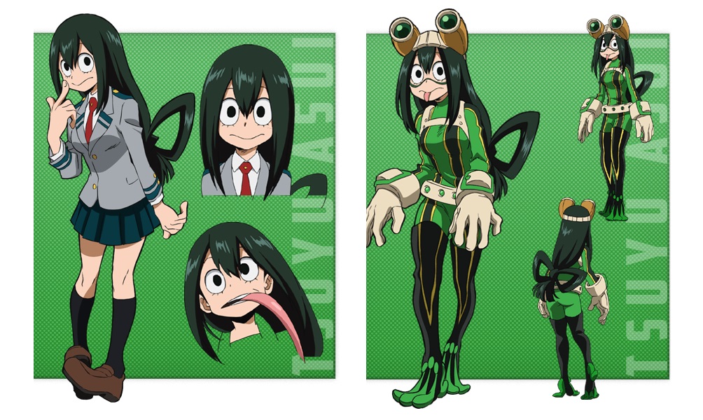 My Hero Academia personaggi - Tsuyu Asui - Anime - Italia 2 - Costume - Quirk - Hero - personaggio - characters