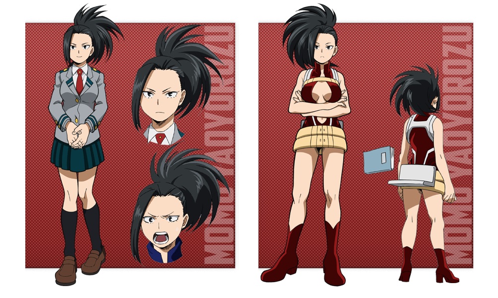 My Hero Academia personaggi - Momo Yaoyorozu - Anime - Italia 2 - Costume - Quirk - Hero - personaggio - characters