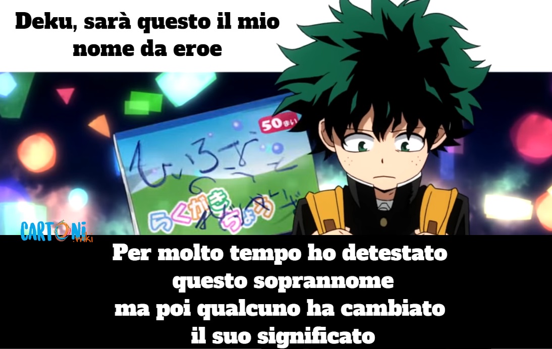 Deku sar il mio nome da super eroe