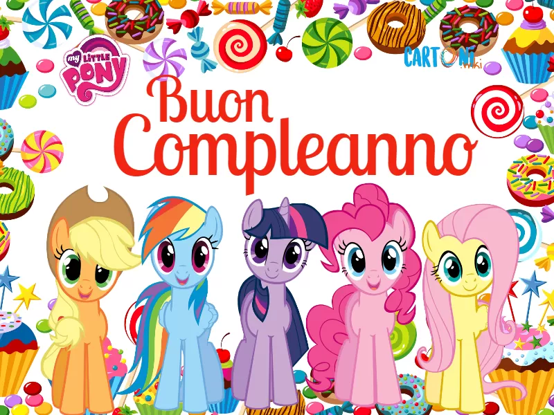 My Little Pony Buon Compleanno