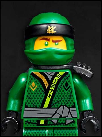 Lego Ninjago cartone animato - personaggi - ninja verde - Kai - green ninja Llyod