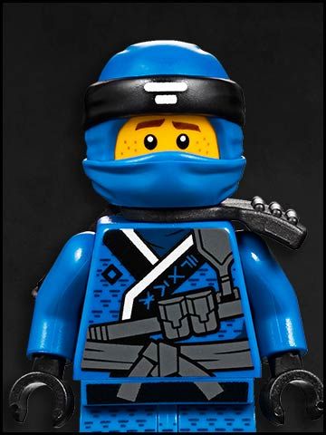 Lego Ninjago cartone animato - personaggi - ninja blu - Lightning Blue - Jay