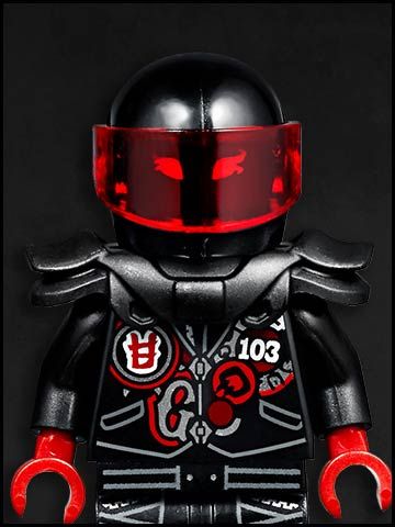 Lego Ninjago cartone animato - personaggi - Mr E. Sons of Garmadon Biker