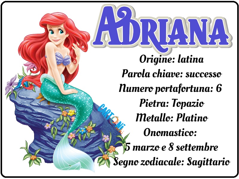 Adriana origine e significato del nome