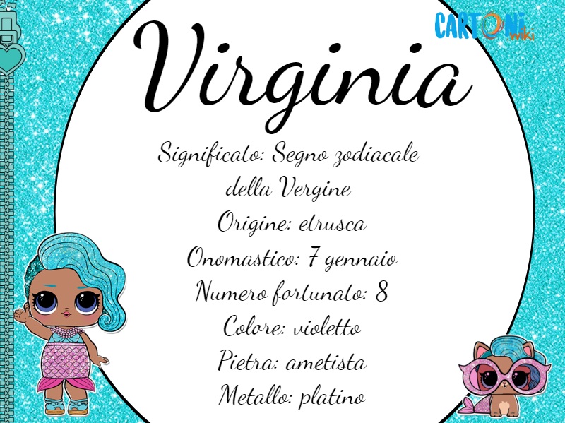 Virginia origine e significato del nome