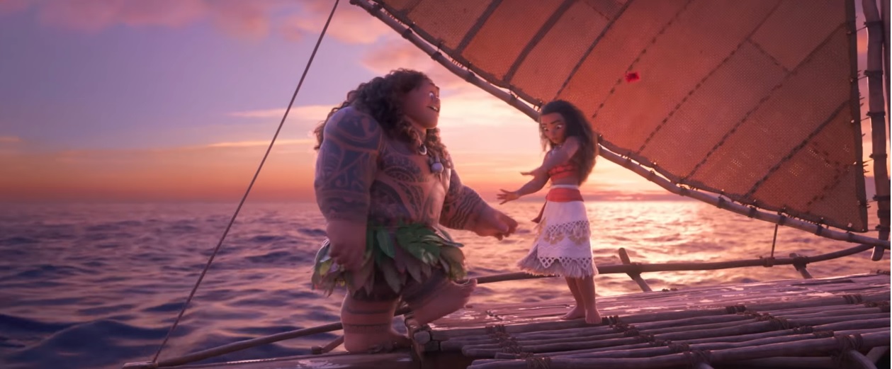 Oceania - Moana - film di animazione Disney - anno 2016 - Maui - Vaiana - Film Disney - Cartoni animati