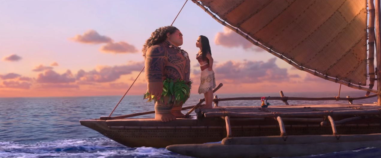 Oceania - Moana - film di animazione Disney - anno 2016 - Maui - Vaiana - Film Disney - Cartoni animati