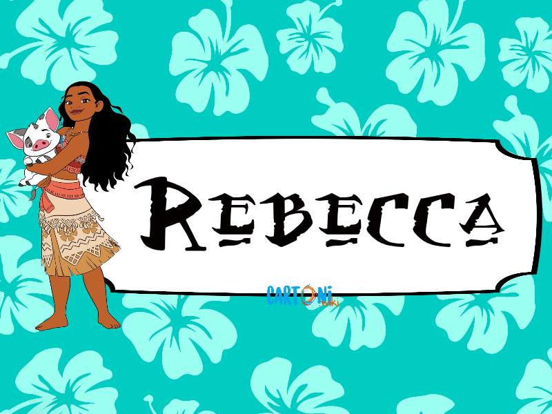 Rebecca etichetta scula Vaiana - Immagini gratis
