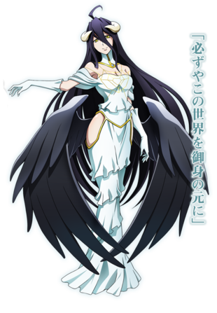 Overlord - Character Albedo - sovrano della Grande Catacomba di Nazarick - personaggi - anime yamato video animation