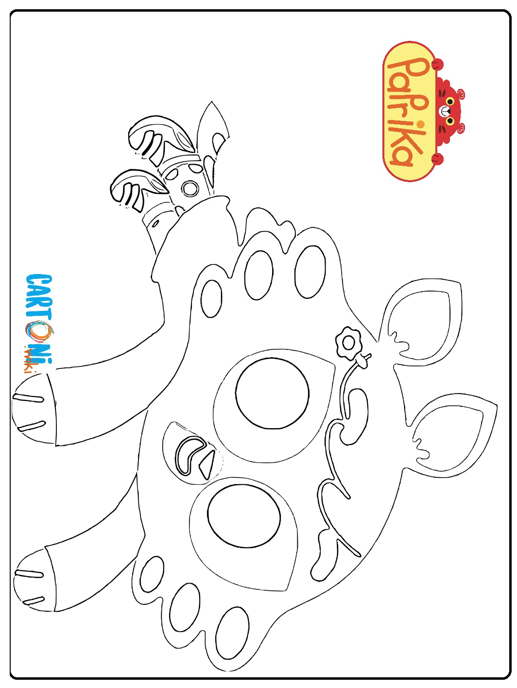 Paprika Show Coloring Pages