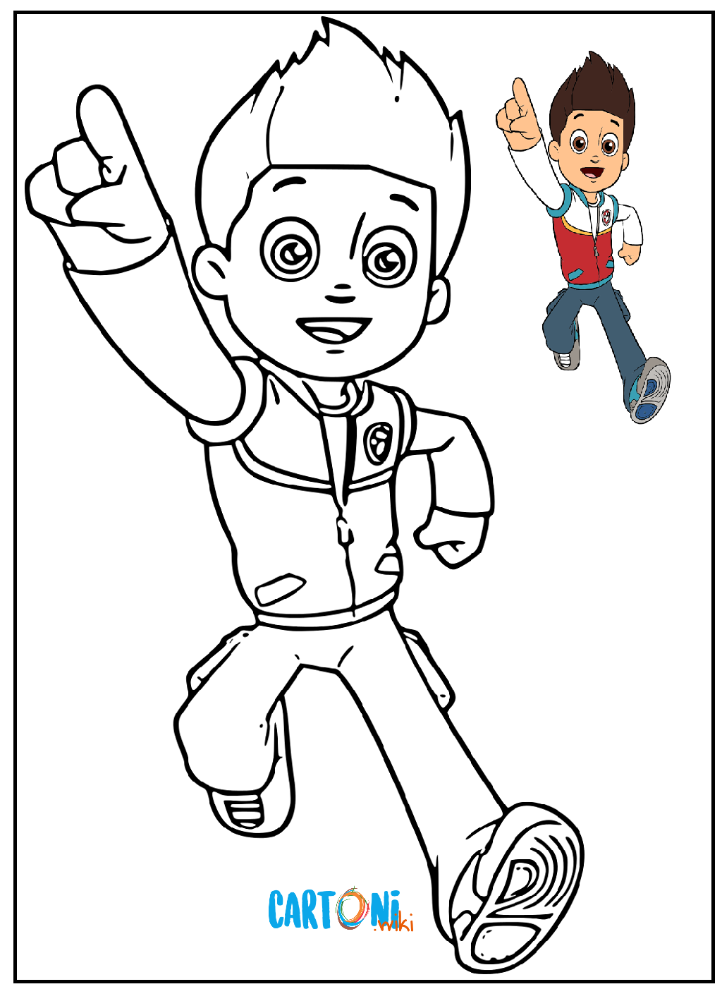 Paw Patrol disegni da colorare