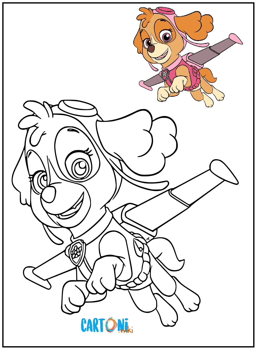 Disegni Paw Patrol Skye