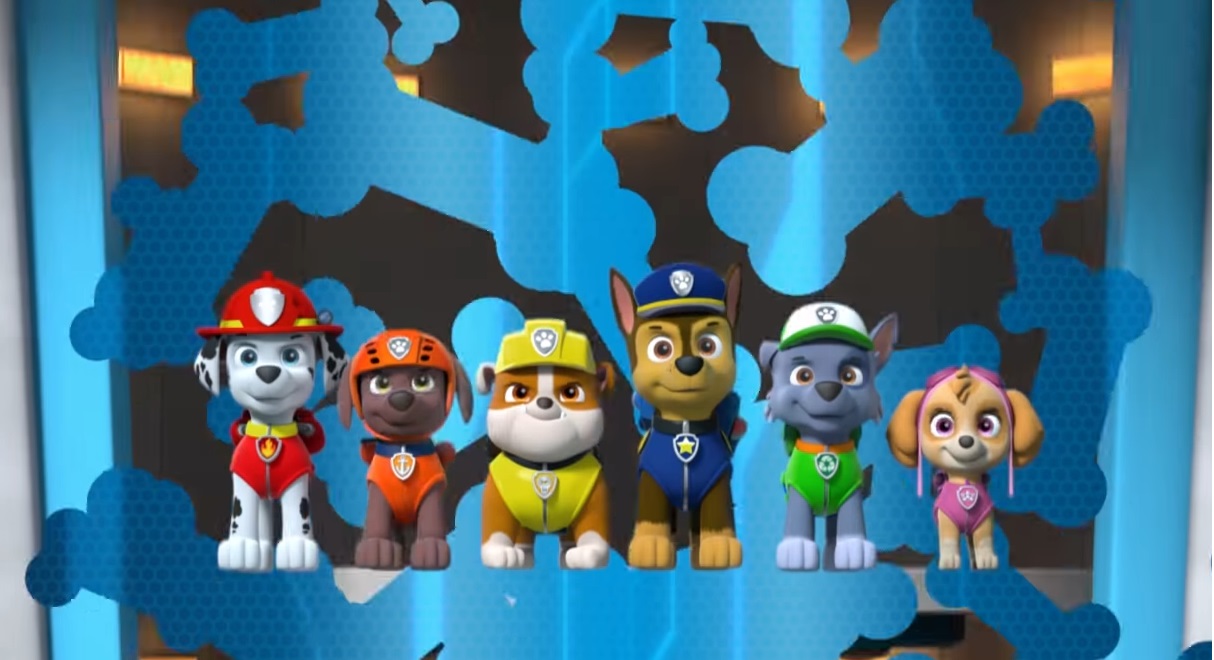 Sigla Paw Patrol con testo