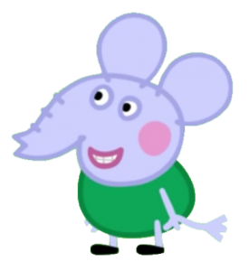 Peppa Pig Personaggi Peppa maialina cartoni animati Characters Edmond Elefante sapientino Elephant