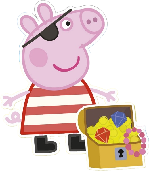 Peppa Pig Pirate Clipart png