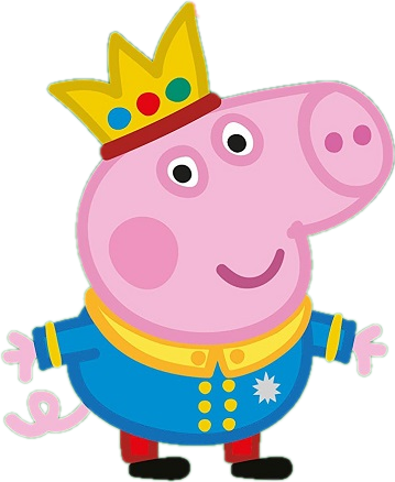 George Pig Prince Free Clipart