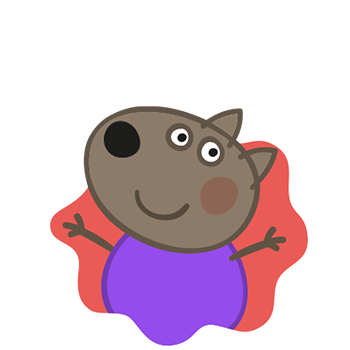 Peppa Pig Personaggi Peppa maialina cartoni animati Characters Danny Dog Danny Cane