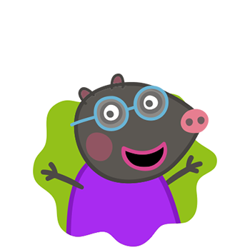 Peppa Pig Personaggi Peppa maialina cartoni animati Characters Candy Cat Candy Gatto