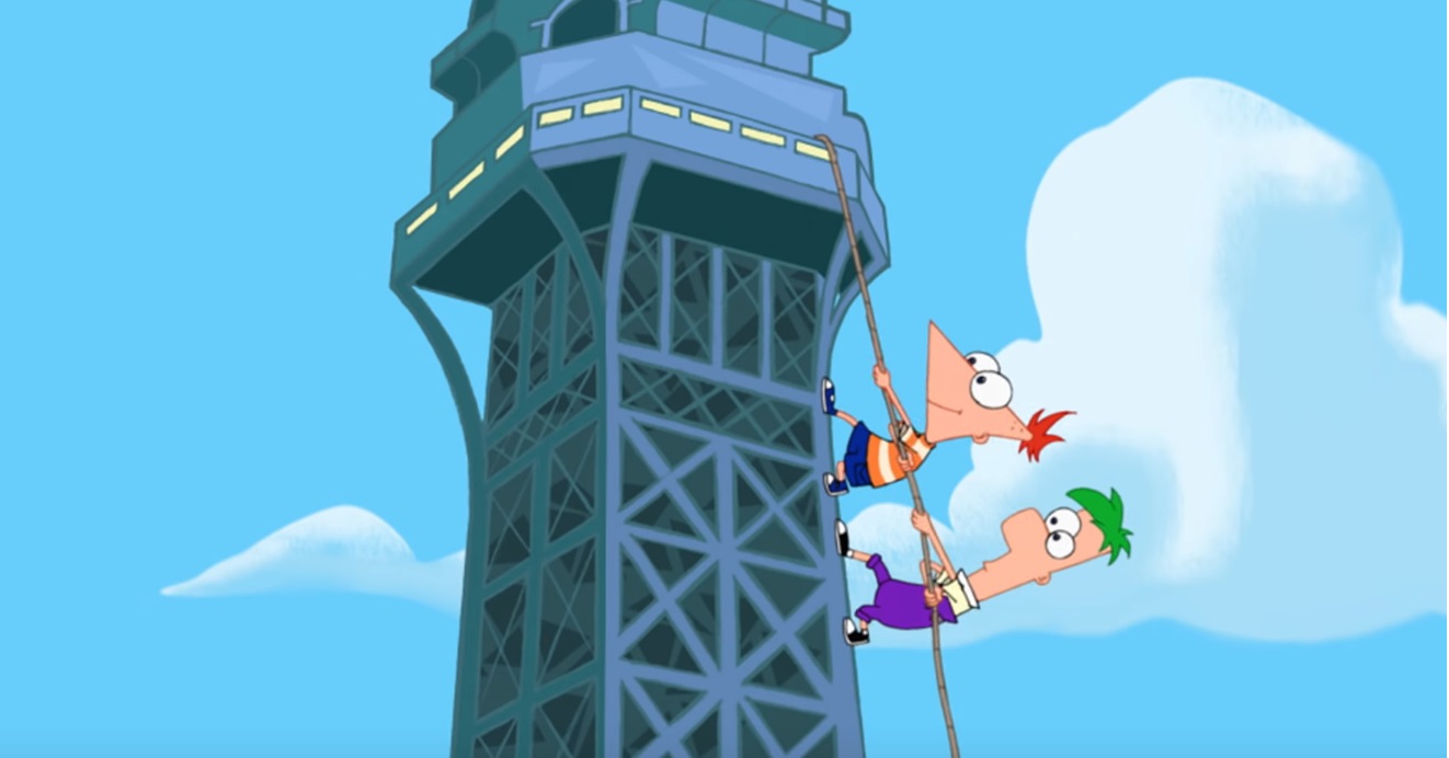 Phineas e Ferb sigla iniziale con testo